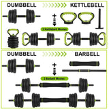 Adjustable Dumbbell Set – 44/66/88 lb 4-in-1 Free Weights for Home Gym