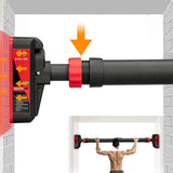 Adjustable Doorway Pull-Up Bar – 69–92 cm Width, 200 kg Capacity, Built-In Level Gauge